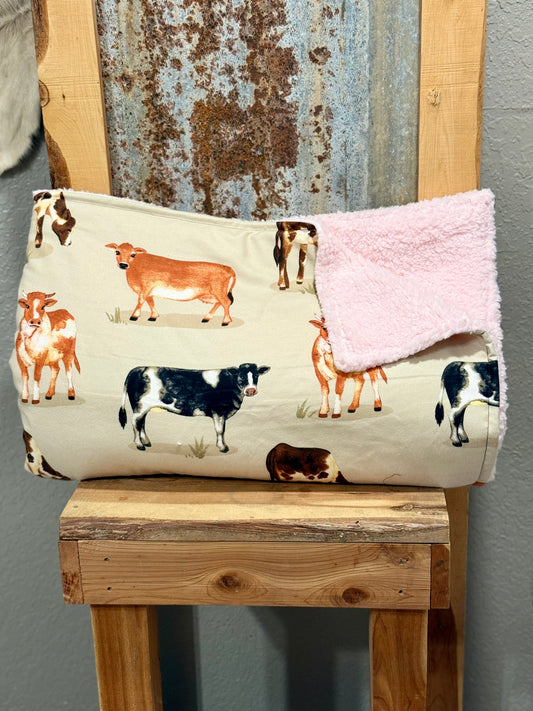 Cow Town Blanket